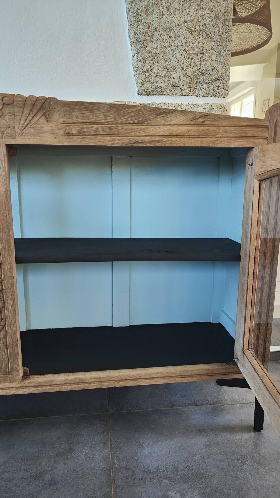 Art Deco buffet in solid oak