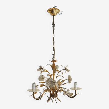 Vintage metal chandelier by Hans Kogl, 1970 Made by the Florentine house MASCA.