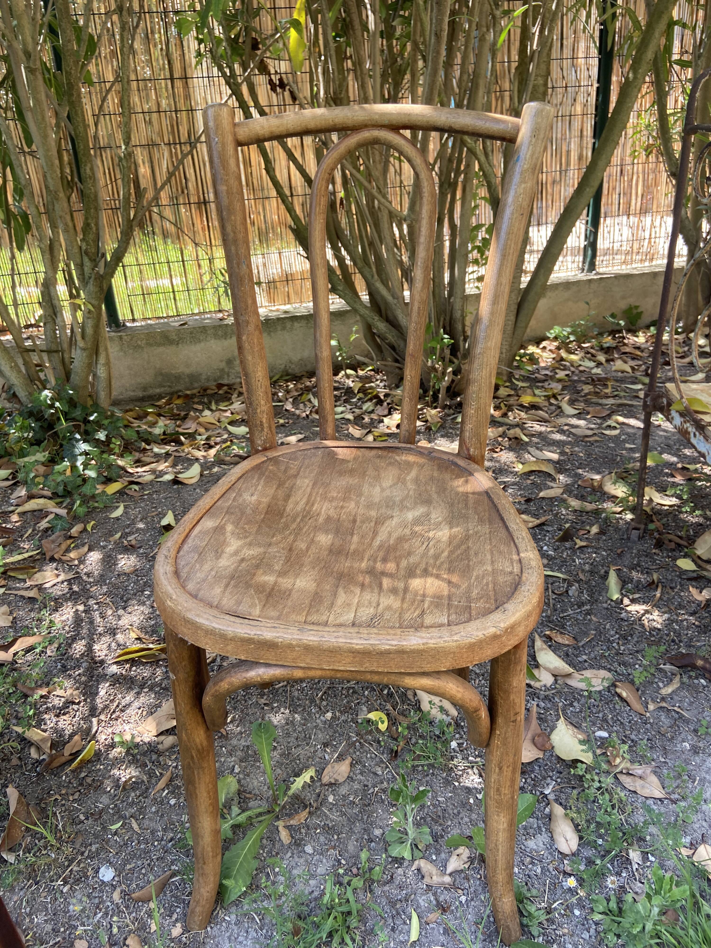 Duo de chaises bistrot vintage