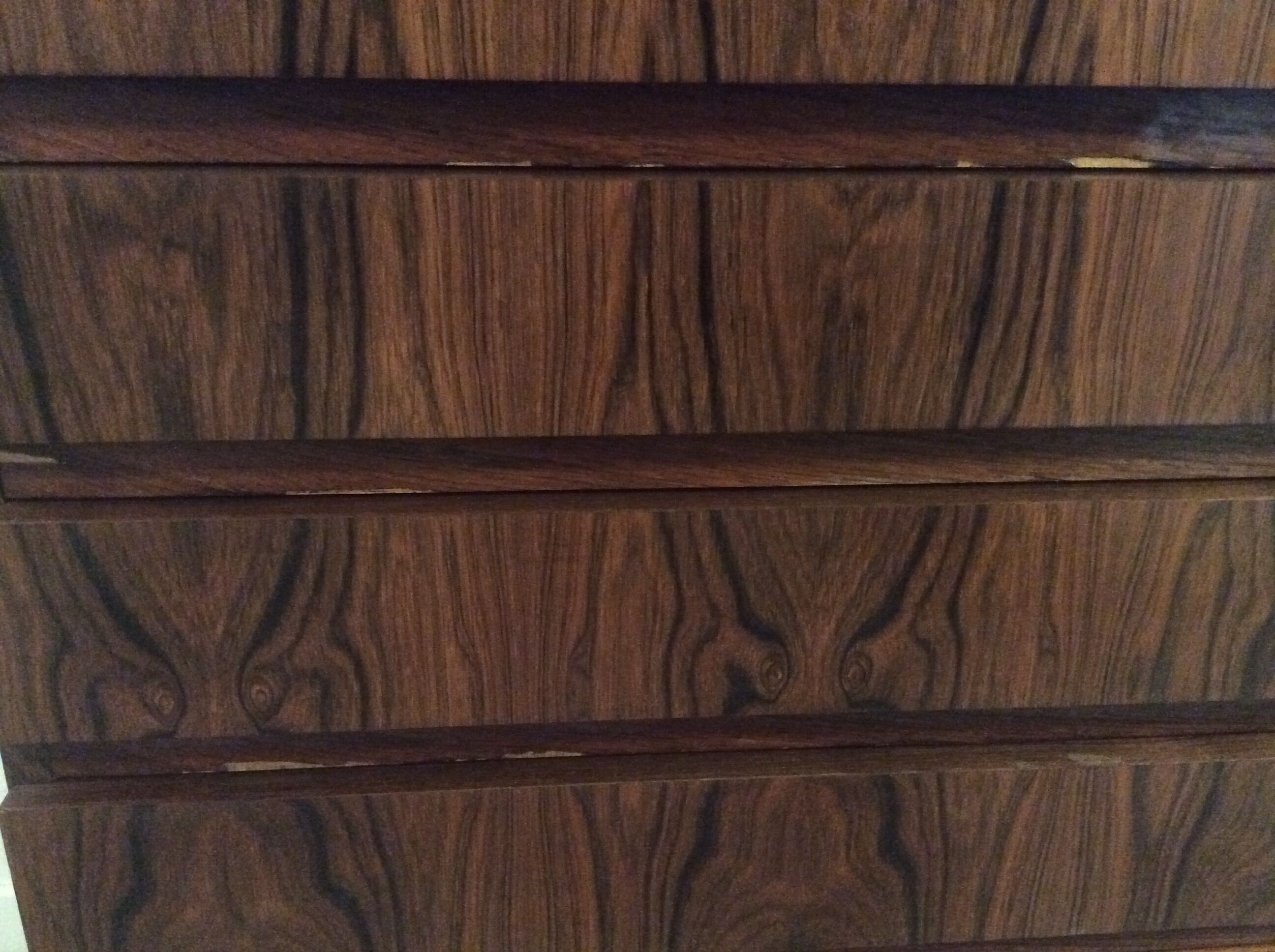 Ensemble Werner Wolfer commode et miroir vintage des années 60