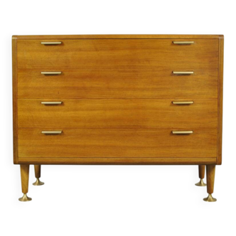 Commode en noyer AA PATIJN du milieu du siècle, années 1950, Pays-Bas