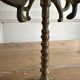 Five-branched brass candlestick