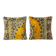 Set of 2 vintage velvet cushion covers 48x51 cm