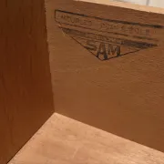 Bureau en bois années 50