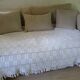 Antique crochet bedspread/plaid