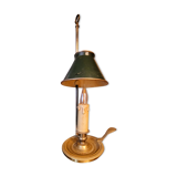 Vintage antique bronze hot water bottle lamp