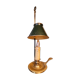 Vintage antique bronze hot water bottle lamp
