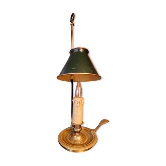 Vintage antique bronze hot water bottle lamp