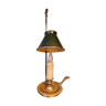 Vintage antique bronze hot water bottle lamp