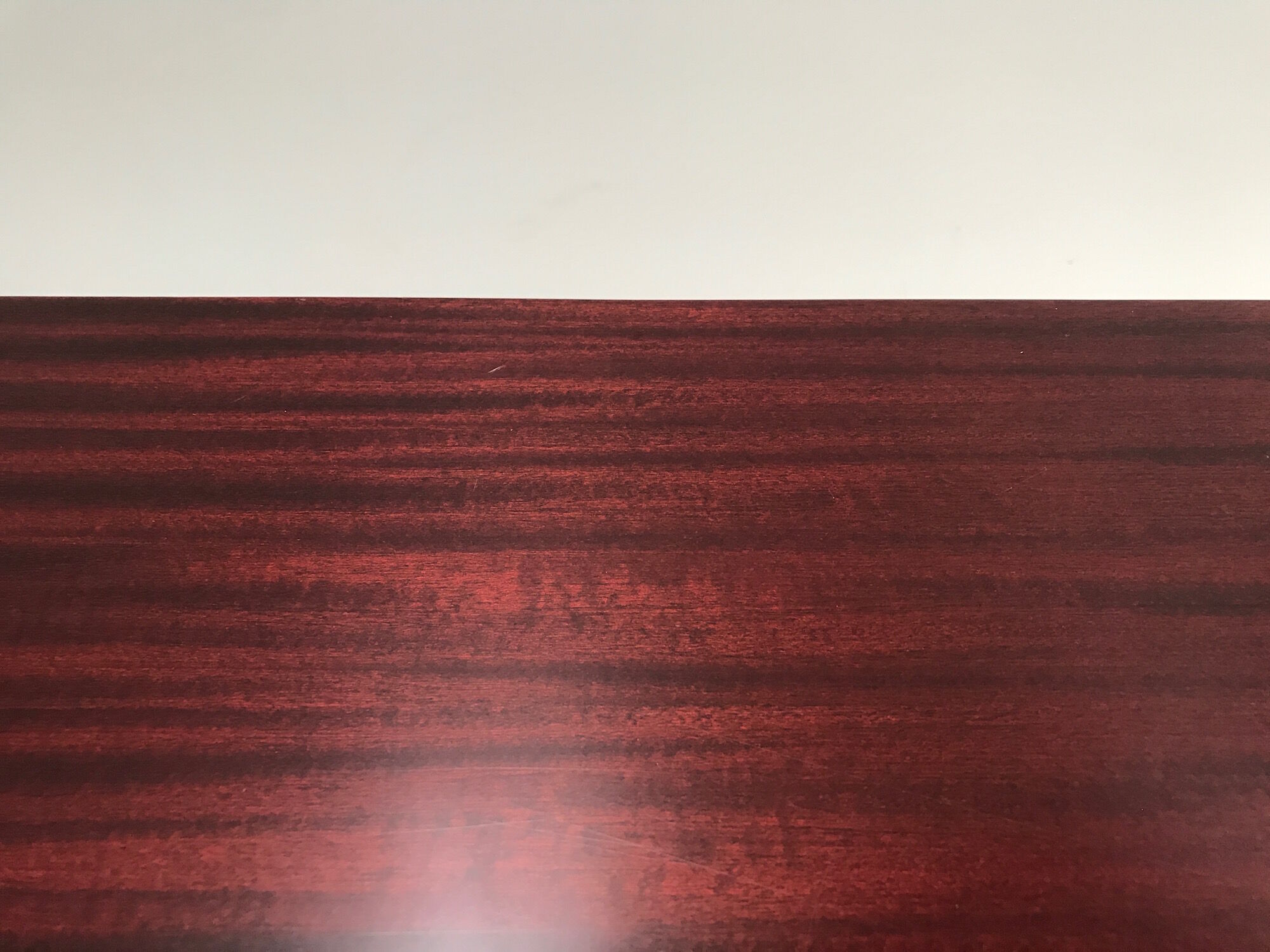 Belgian modernist long mahogany sideboard 1970s