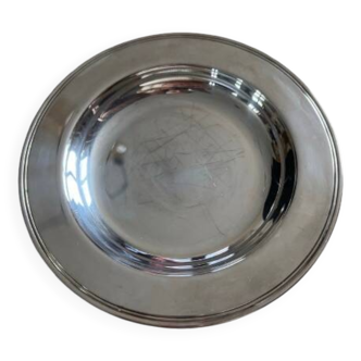 Small silver-plated plate from the Christofle brand
