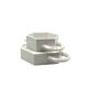 Sergio Asti, white ceramic centerpiece, Gabbianelli Italy ca. 1970