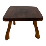 Vintage wooden tree trunk stool plant stool