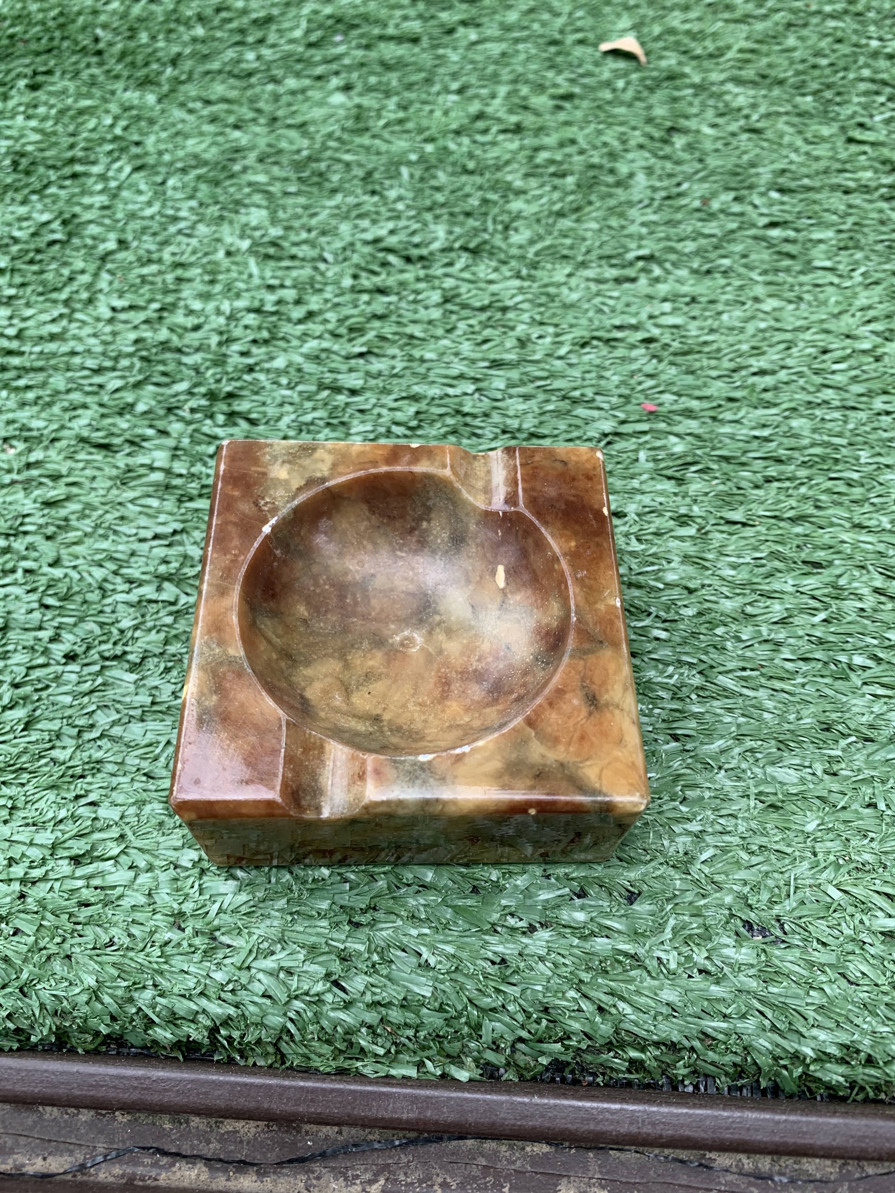 Vintage marble ashtray