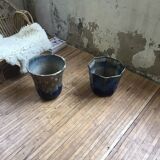 FLOWER pot XXL in glazed earth