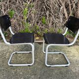 Pair of industrial chairs