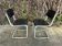 Paire de chaises industrielles