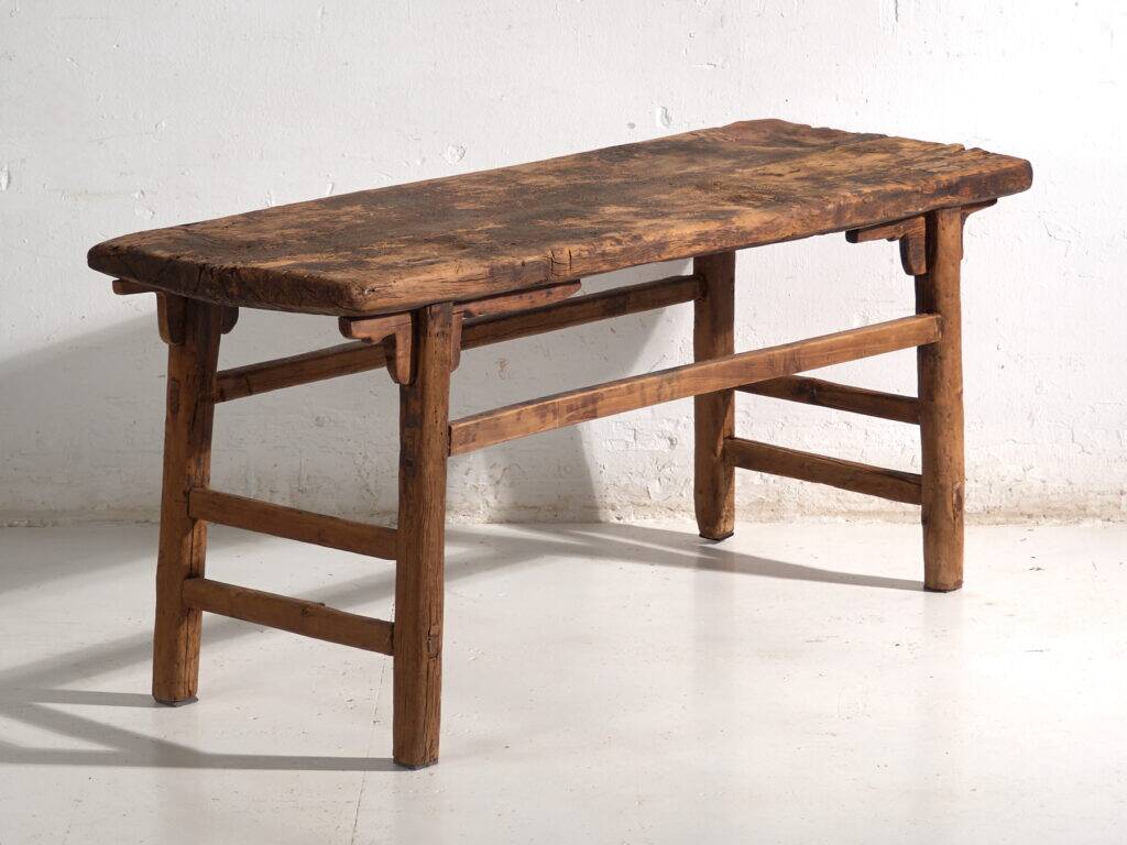 Old pine wood coffee table – China, around 1900