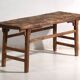 Old pine wood coffee table – China, around 1900