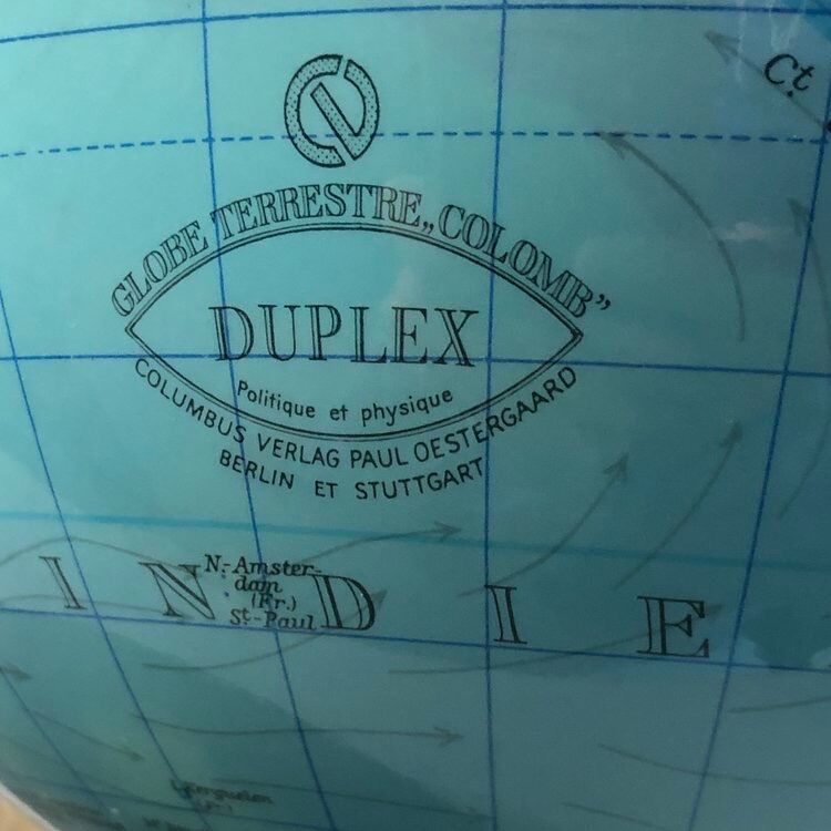 Great Columbus Earth Globe 1969