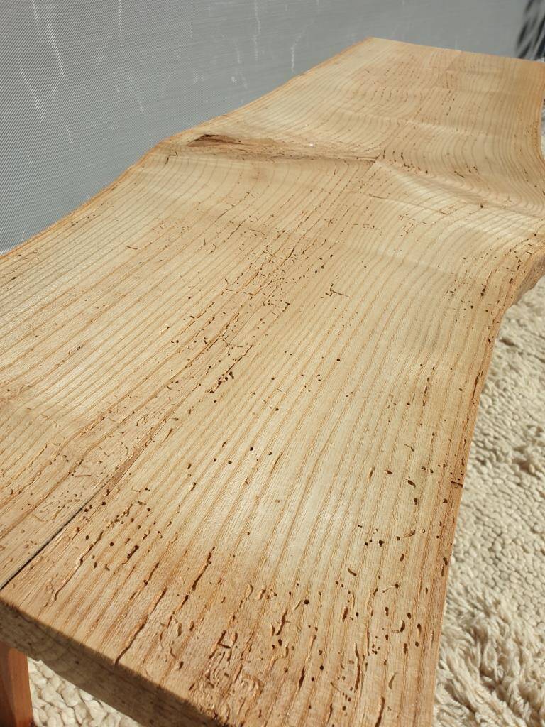 Raw design coffee table with compass legs