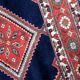 Handmade vintage Persian Afshar rug 198cm x 302cm, 1950s