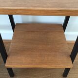 Pair of solid oak bedside tables