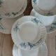 12 antique ironstone dinner plates