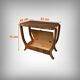 Console en placage de noyer, style art déco – XXe