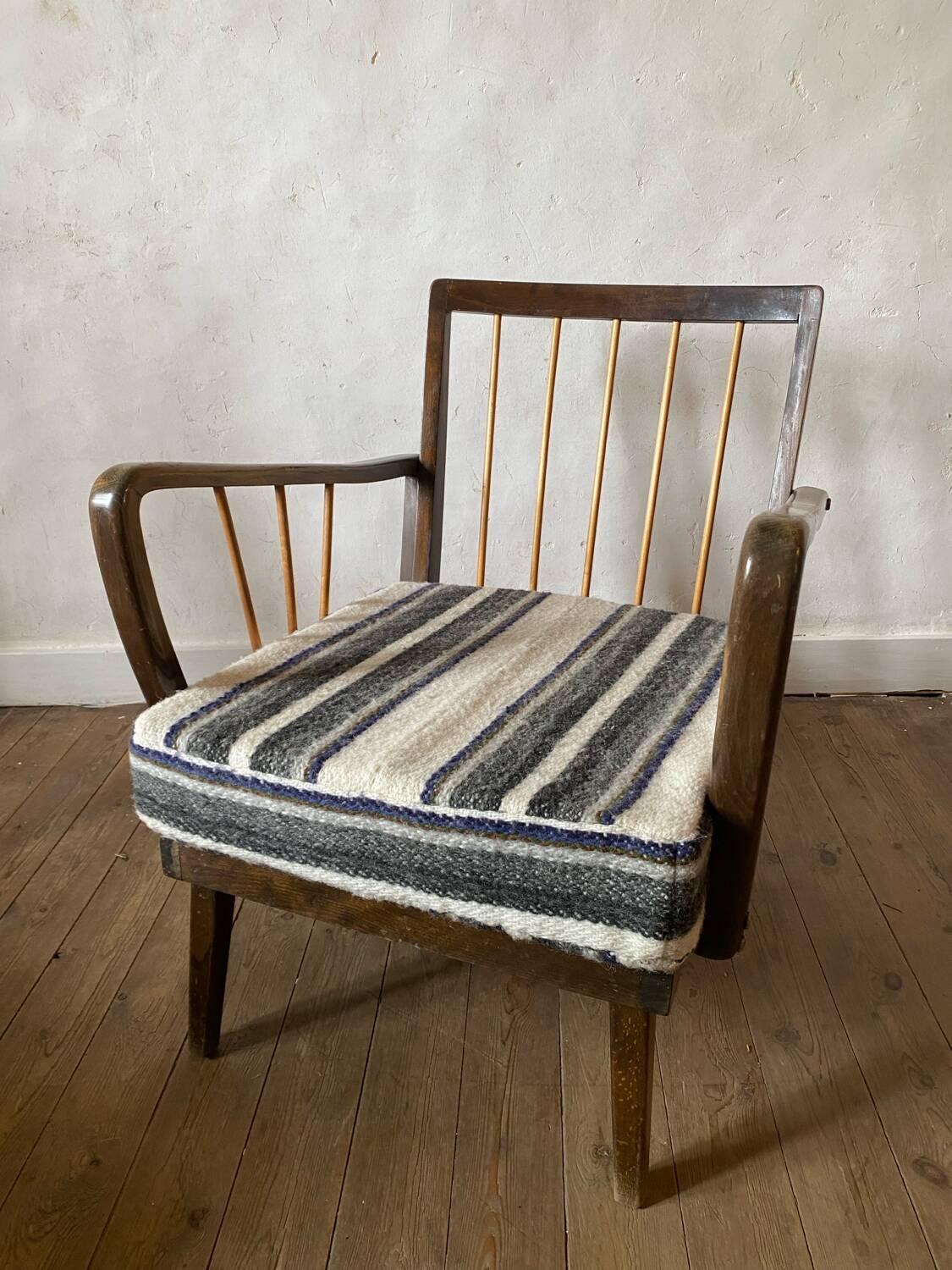 Restored vintage armchair