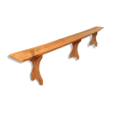 Wooden guinguette bench