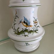 Moustier faience lamp