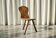Tripod accent chair Wabi Sabi, hand-carved, 19th century.