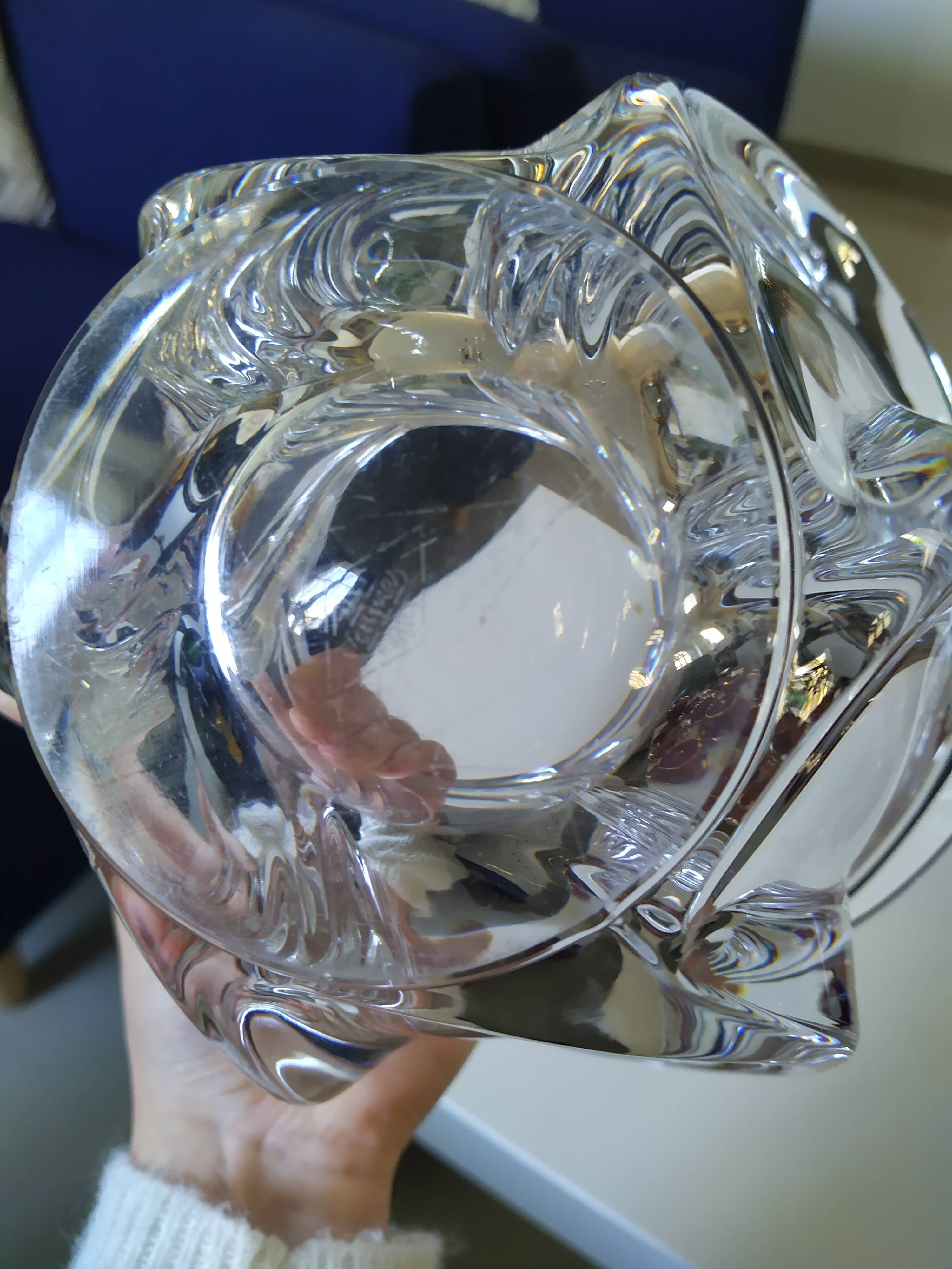 Vase Cristallerie de Vanne Le Châtel