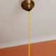 Large cane and rattan vintage bohemian suspension from the 1970s.