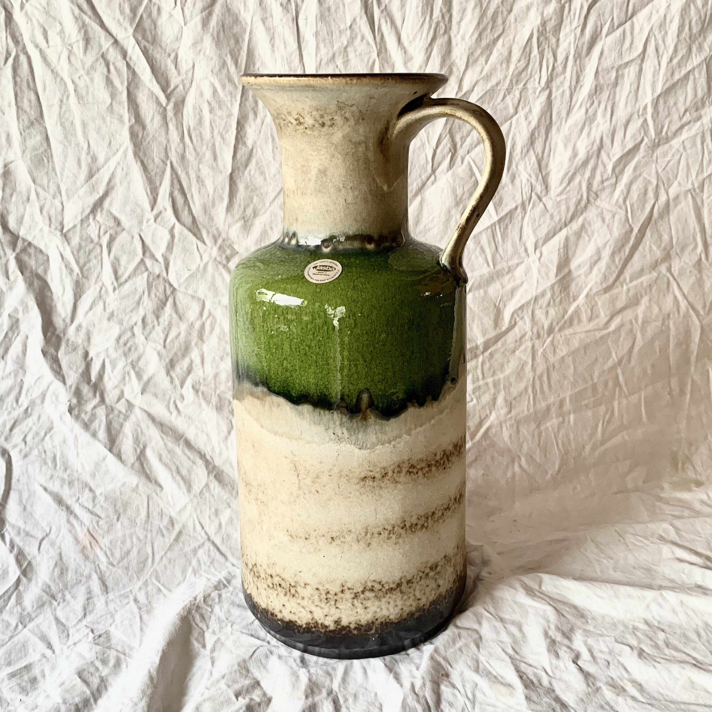 Vintage Jasba Keramik Vase - Fat Lava - West Germany N 602 12 40