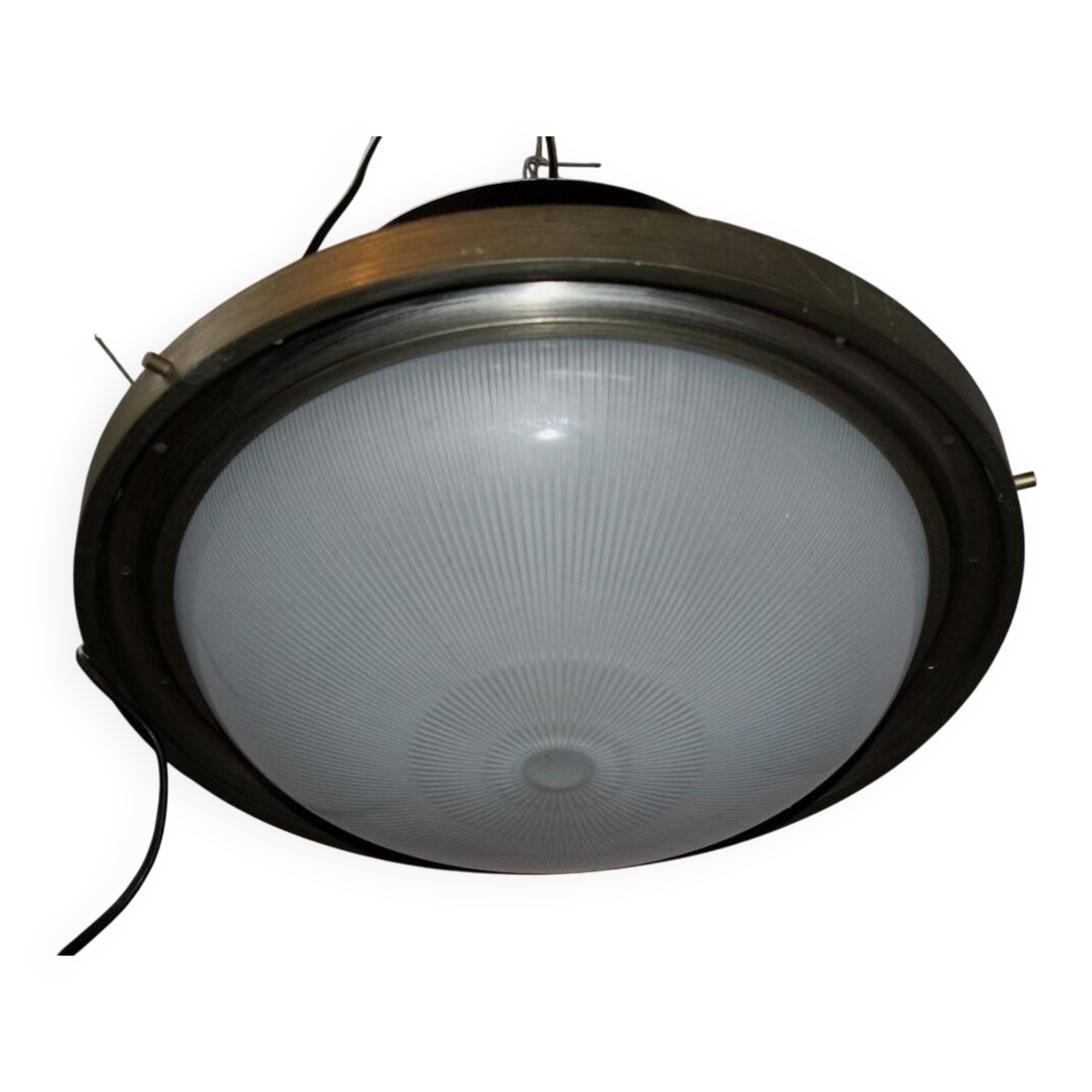 Black ceiling light by Sergio Mazza for Artemide, 1960s