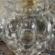 Hanging lamp pressed molded glass