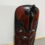 African carved wooden mask from the 1960s