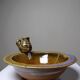 Pretty bowl or small original vintage stoneware cup signed "Marie" La Borne?