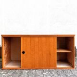 Golden oak sideboard