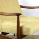 Light Yellow GFM63 Lounge Chair by J. Kedziorek, 1970s
