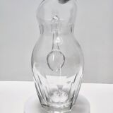 Vintage Transparent Crystal Pitcher Attr. to Baccarat