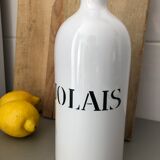 "Beaujolais" white ceramic bottle