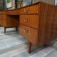 Curved dressing table 50-60s teak