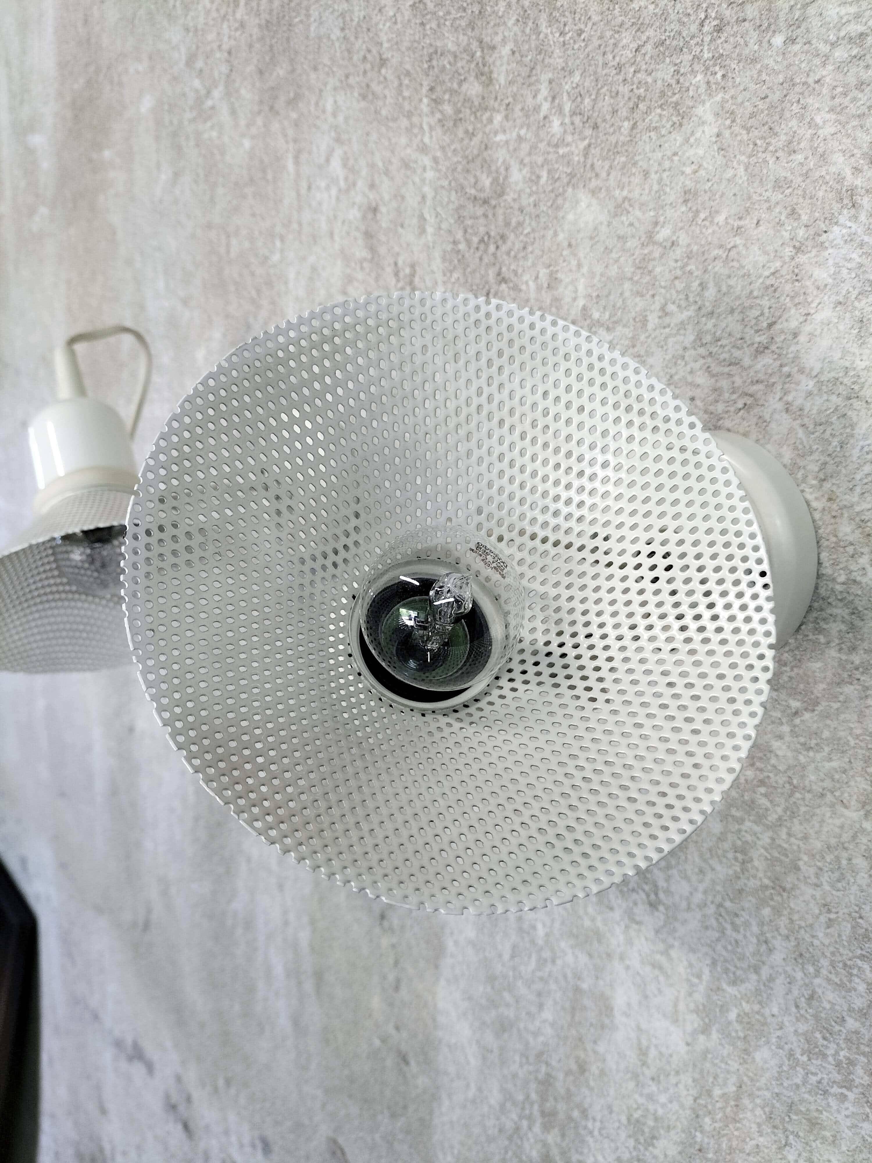 Pair of 80's wall lights.