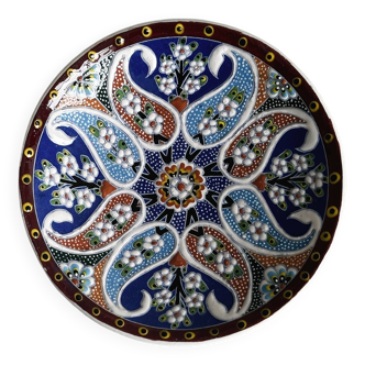 Assiette turque en porcelaine