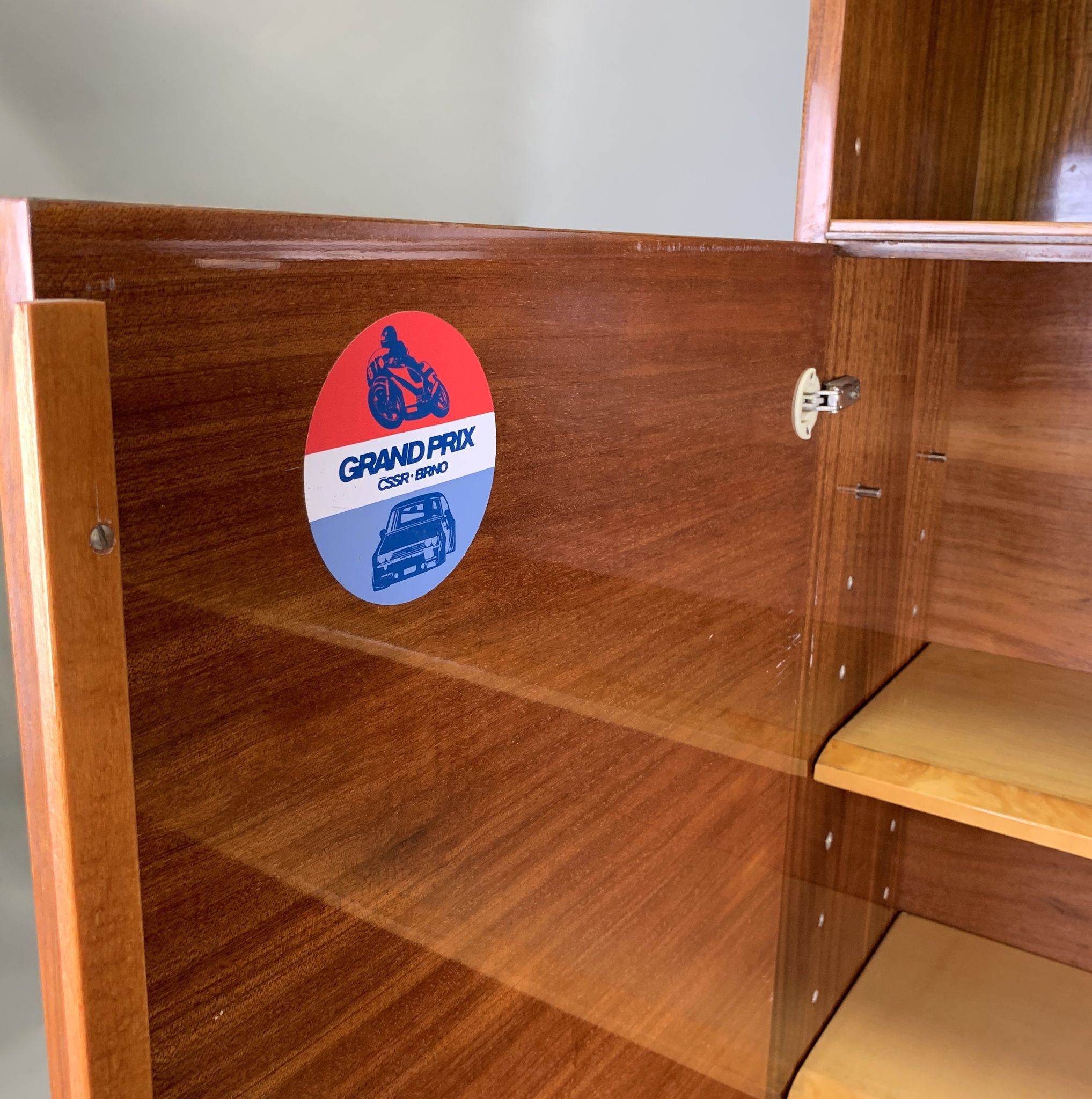 Vintage Cabinet 'Belmondo', High Gloss, Czechoslovakia, 1970's