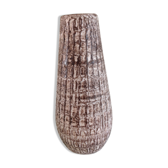 Vase conical vintage Scandinavian style ceramic