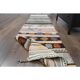 1970s Vintage Turkish Oushak Handmade Wool Cotton Beige Runner Rug 63x237
